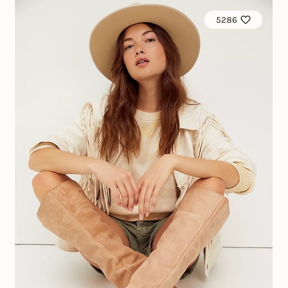 Free People Shoes - Beautiful leather over the knee boots by Free People